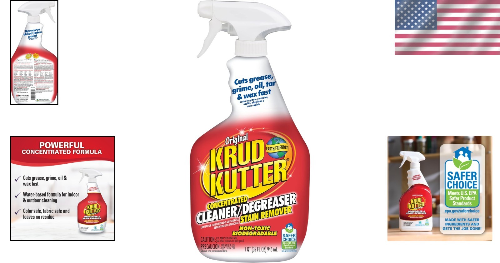 32fl oz Concentrated Heavy Duty Degreaser – All-Purpose Cleaner for Kitchen &…
