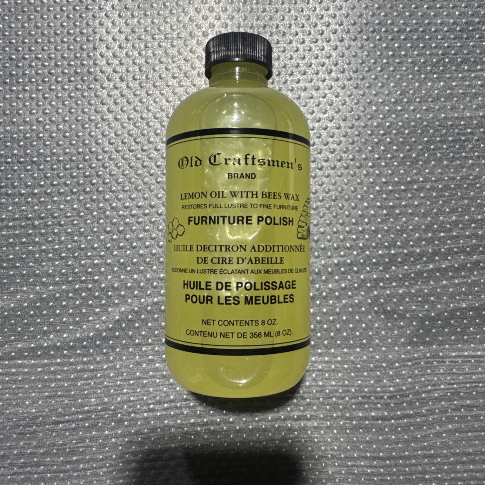 Old Craftsmen’s Lemon Oil with Bees Wax Wood Furniture Polish 8oz