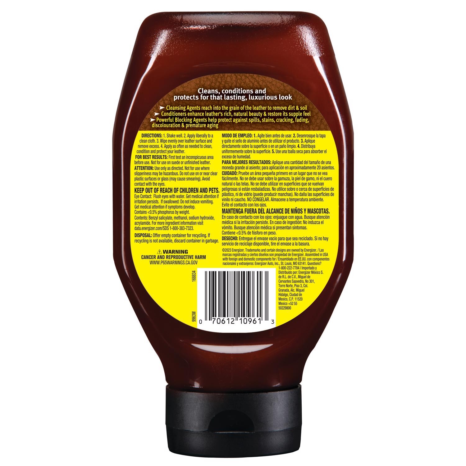 Armor All 10961 Leather Care Gel 18 fl. oz.