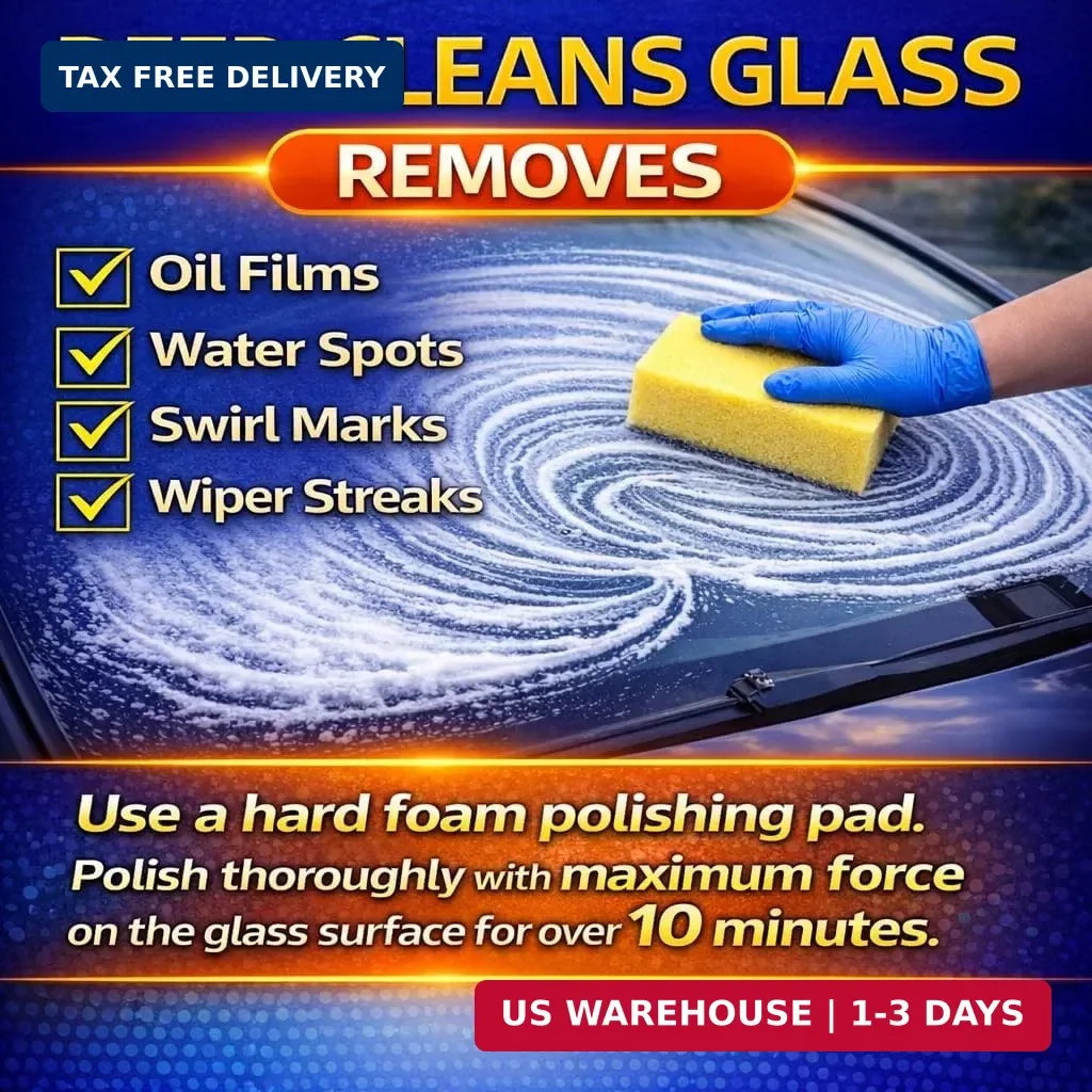 Cerium Oxide Glass Polish 3.3oz (100ml) – Windshield Scratch Remover & Water USA