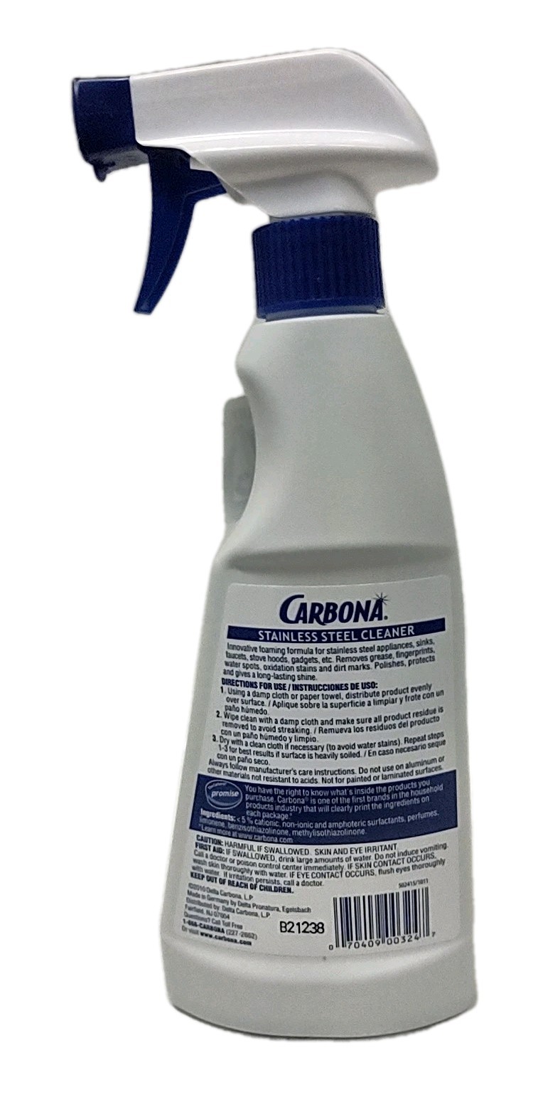 Carbona Stainless Steel Cleaner Spray 16.8 Oz BRAND NEW