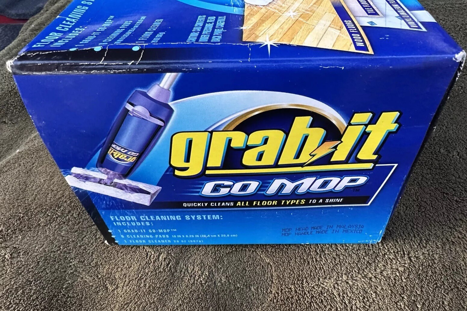 Discontinued GRAB IT GO MOP Mopping Floor Cleaning System Refill Pads