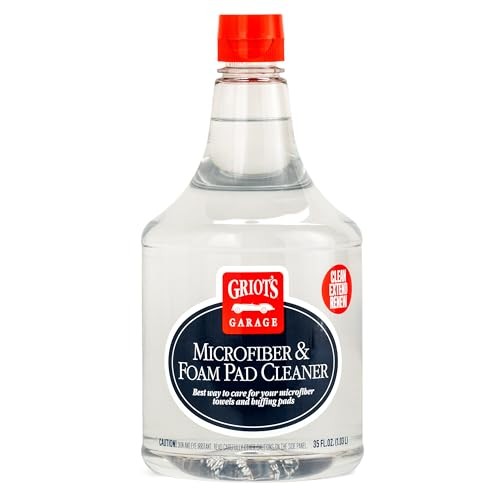 Microfiber and Foam Pad Cleaner, Removes Polish, Wax, and 35 Fl Oz (Pack of 1)