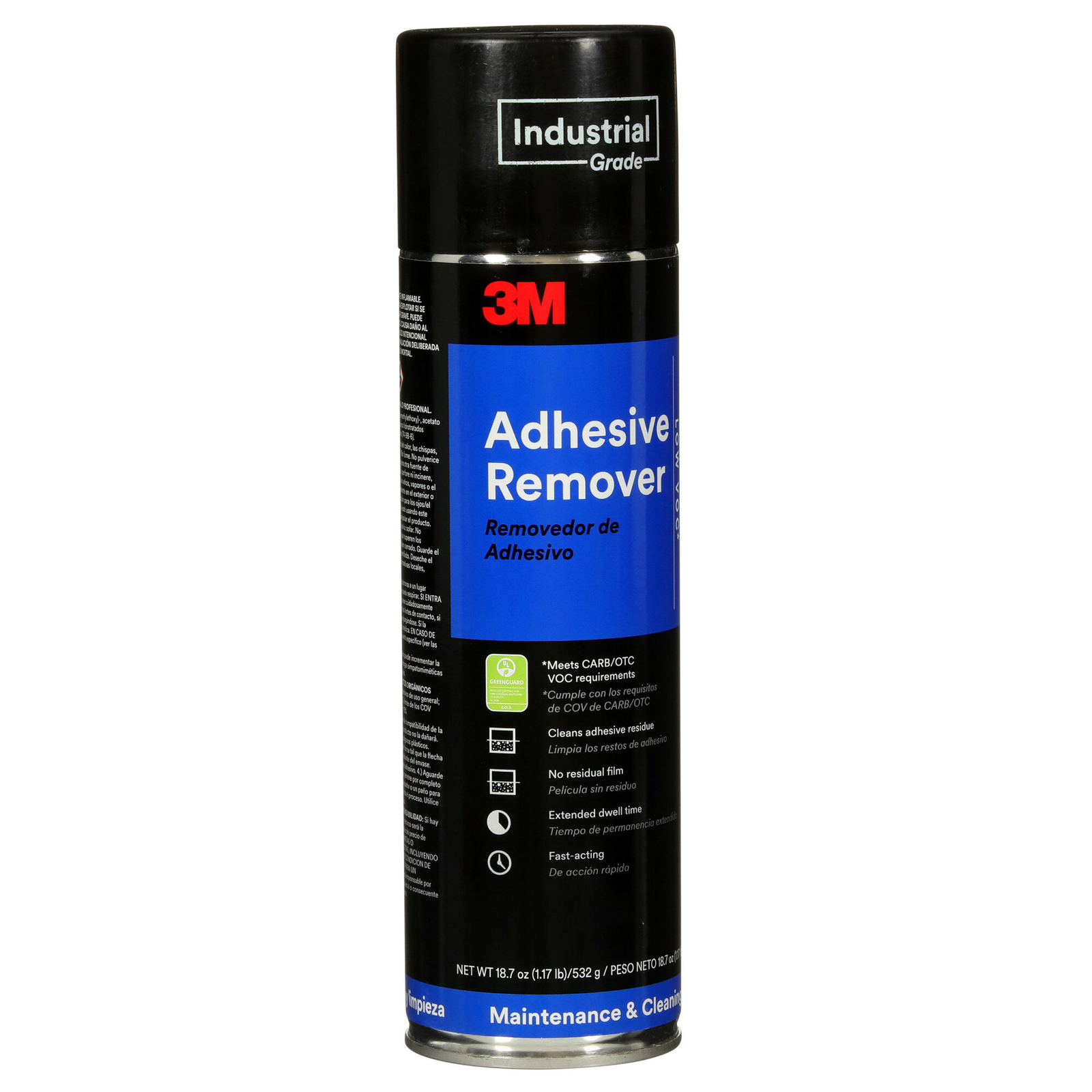 3M Adhesive Remover Low VOC 20%, 24 fl oz Can (Net Wt 18.7 oz)