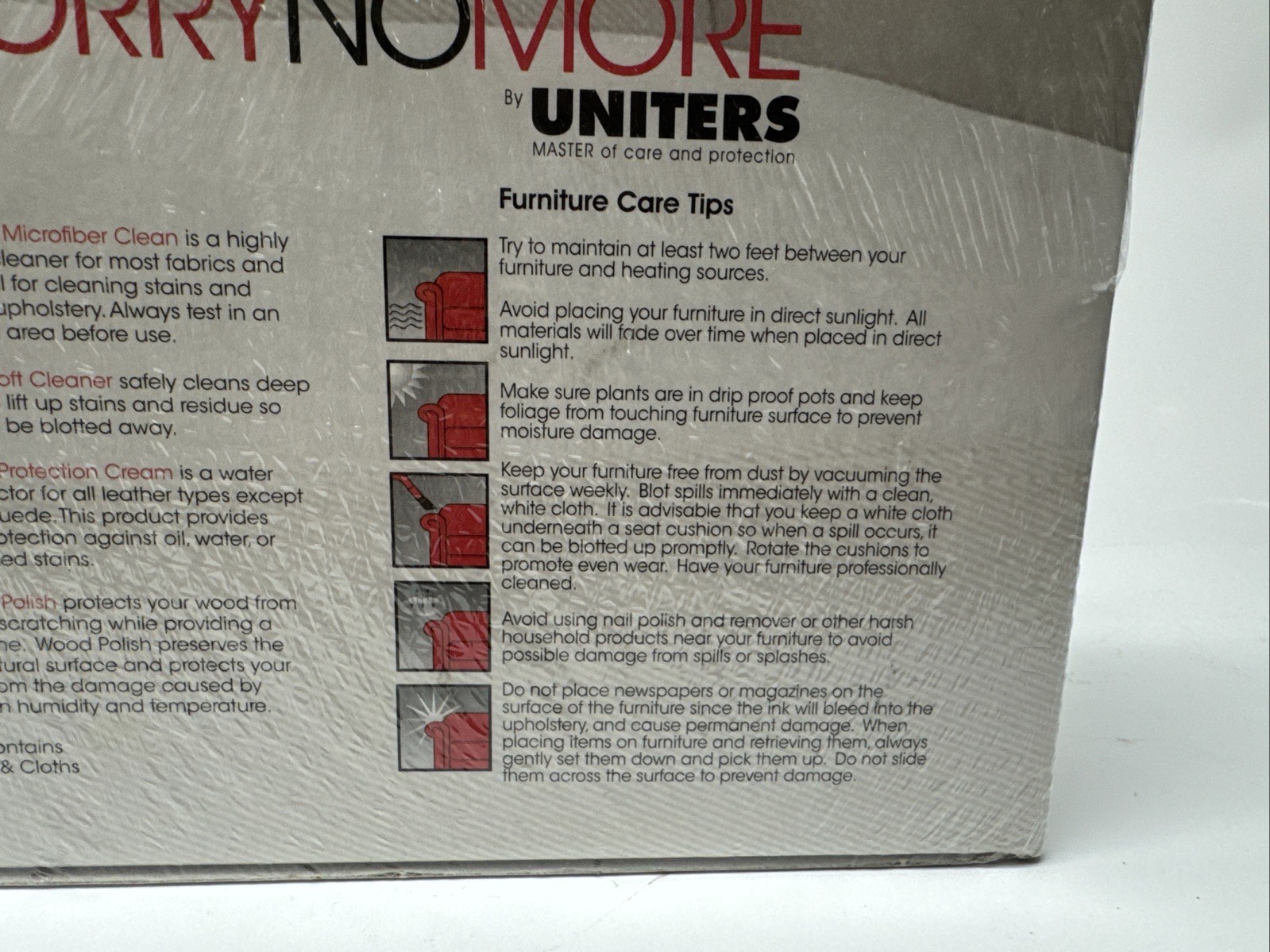 Uniters Furniture Master Of Care & Protection No Risk With Worry No More Kit