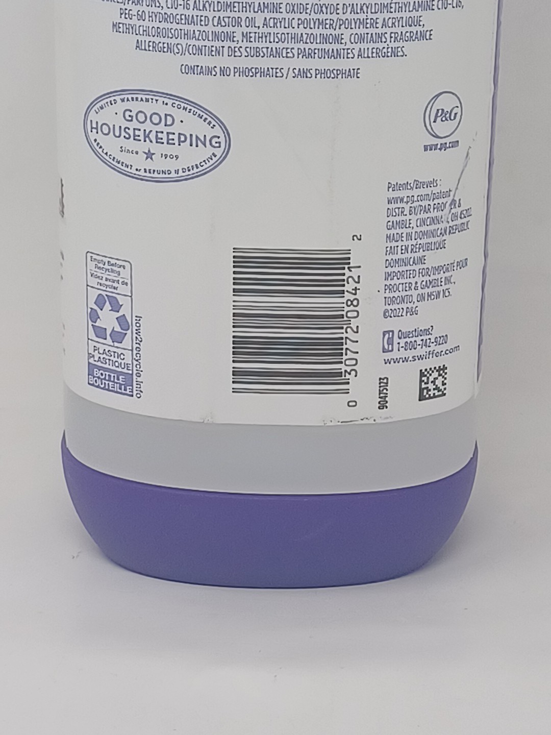 1 Swiffer PowerMop Deodorizing Floor Cleaner Refill Lavender Scent 25.3 Fl. Oz.