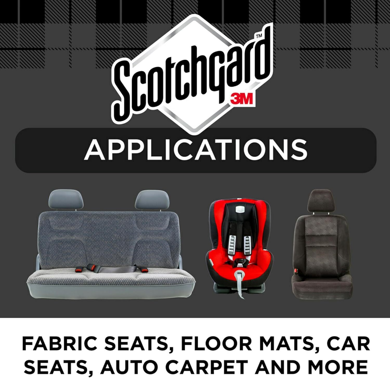 Scotchgard Auto Fabric & Carpet Water Shield, 20 Ounces (Two, 10 Ounce Cans)