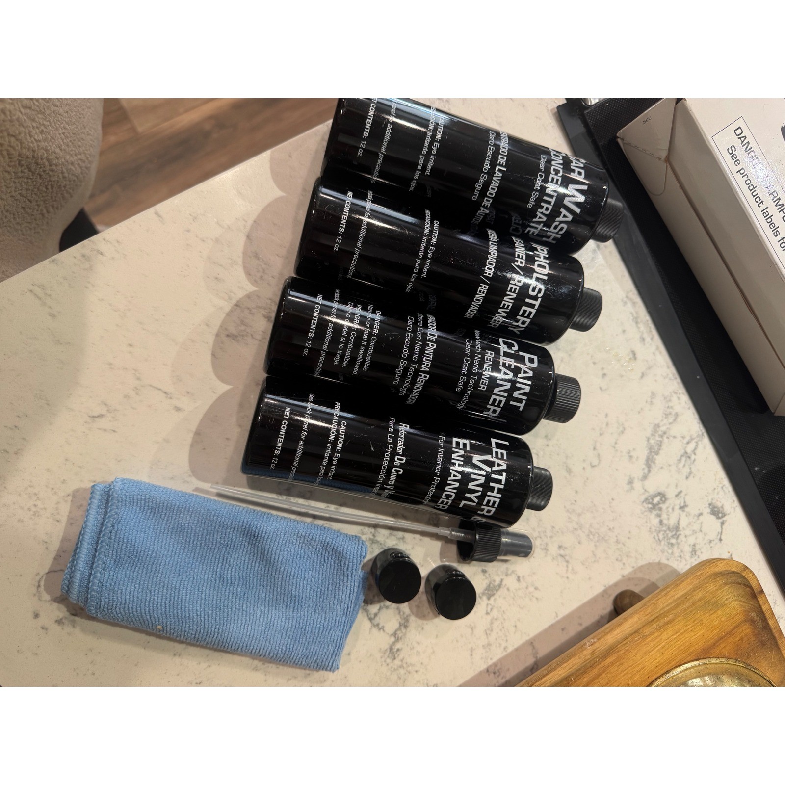 ECP Appearance Care Kit Car Wash Paint Protection Upholstery Leather Vinyl 7pc