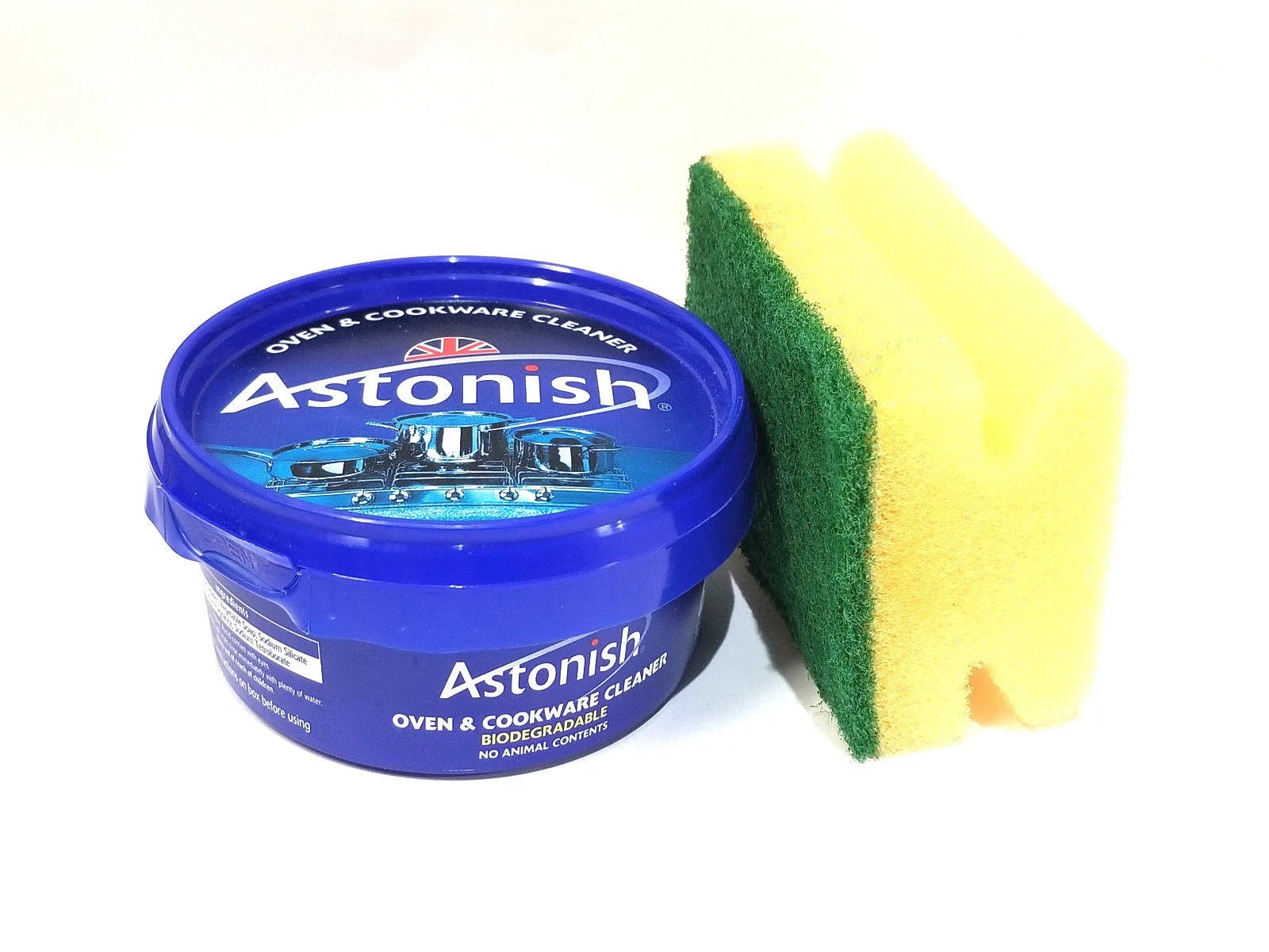 New Astonish Oven & Cookware Cleaner With Scrubber, 8.4 oz