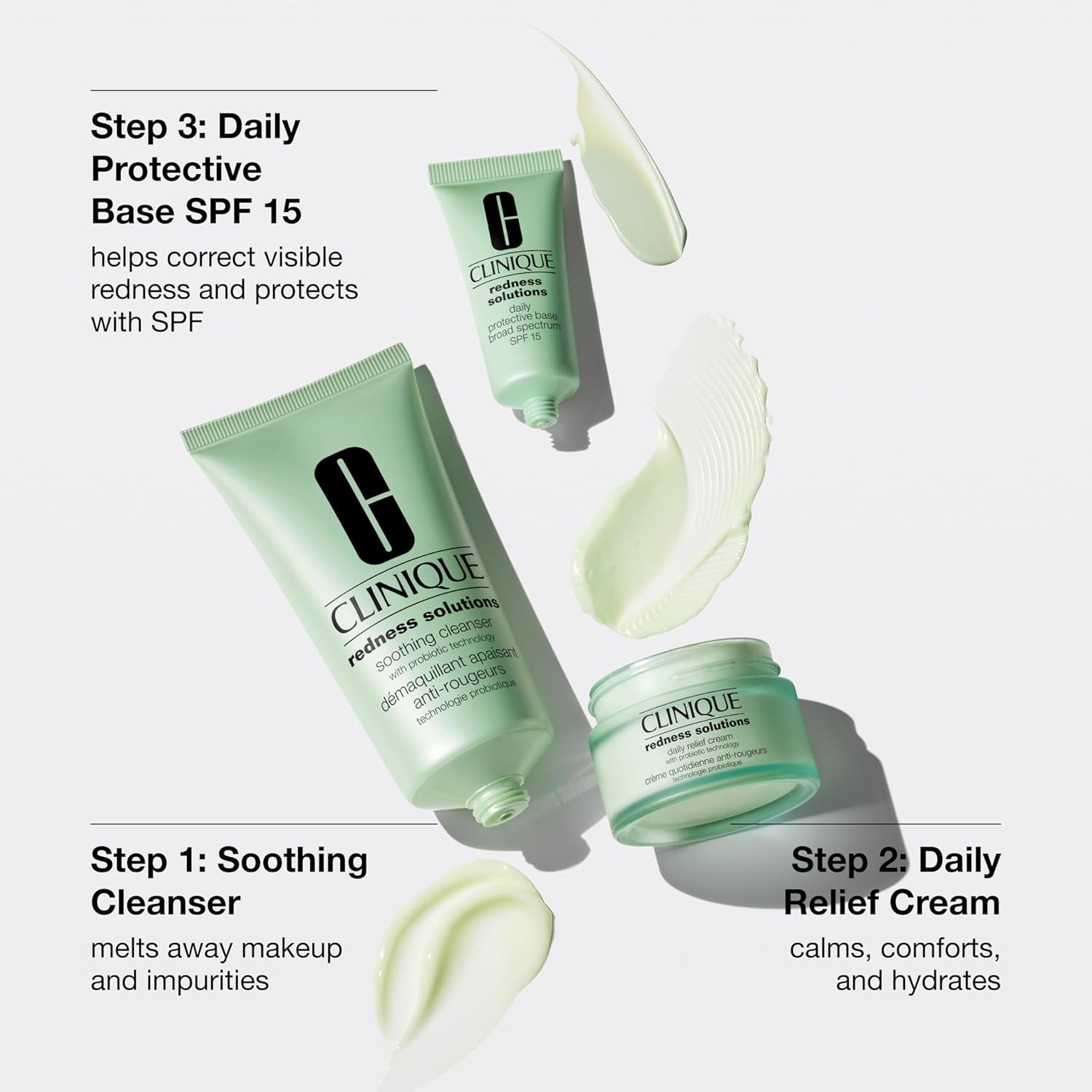 Clinique Redness Solutions Redness Regimen Skincare Set | Soothing Cleanser, 2