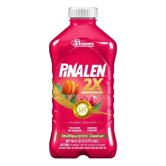 PINALEN Multipurpose Cleaner Scent Boost Technology 56 Oz Floral Delight + Cloth