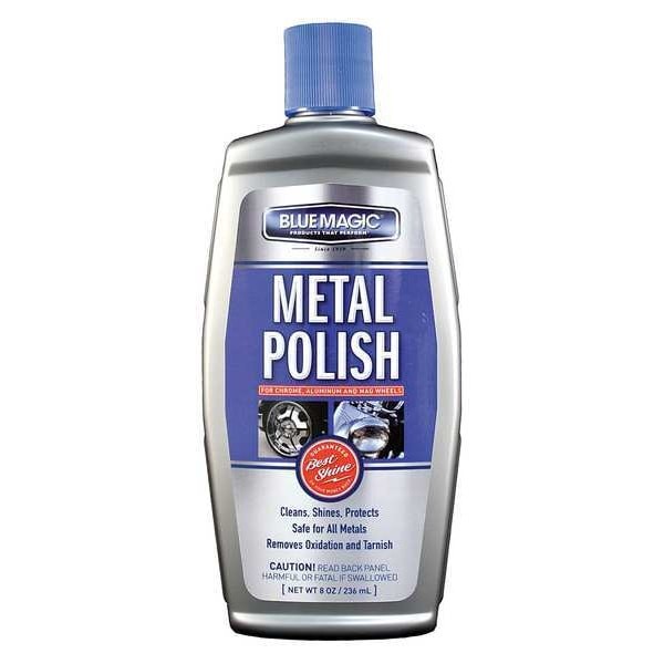 Blue Magic 200-06 Liquid Metal Polish, Size 8 Oz., Bottle