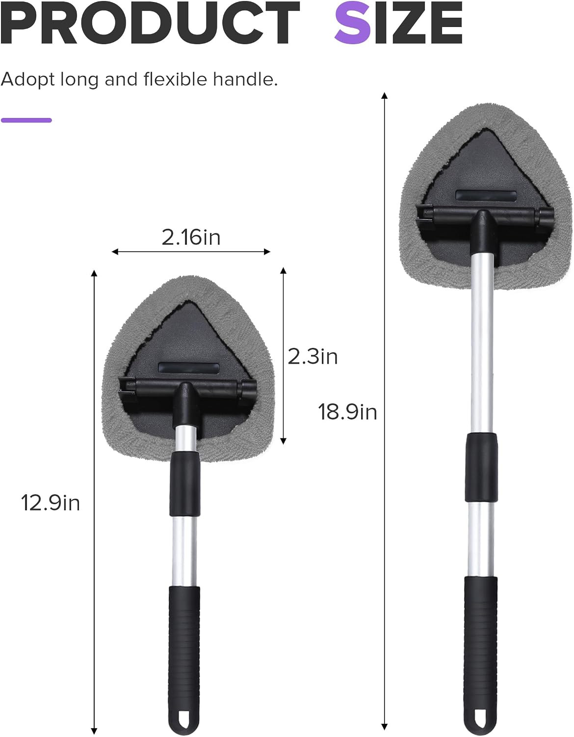 Windshield Cleaner Tool,Car Accessories,Automotive Tool Car Window Cleaner wi…