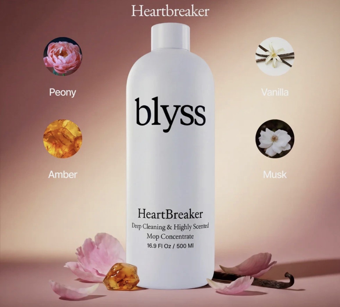 Blyss Mop Soap Heartbreaker 16.9 Fl Oz Brand New Exp. 12/2028