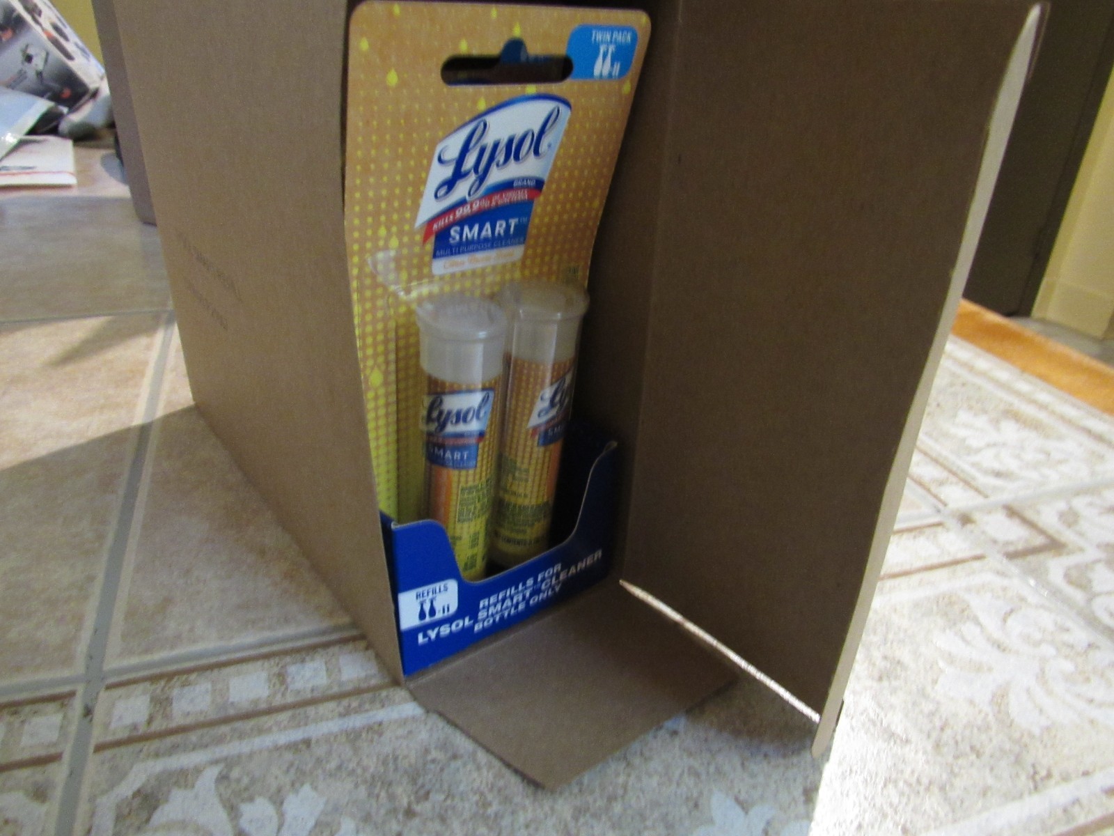 Lysol SMART Multi-Purpose Cleaner Box of 8 Refill Cartridge, Citrus Breeze NEW