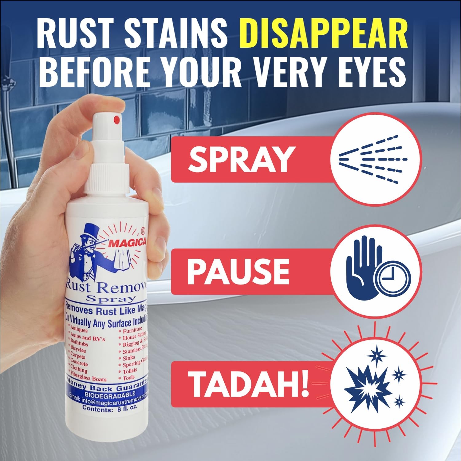 Magica Rust Remover (8oz Spray)