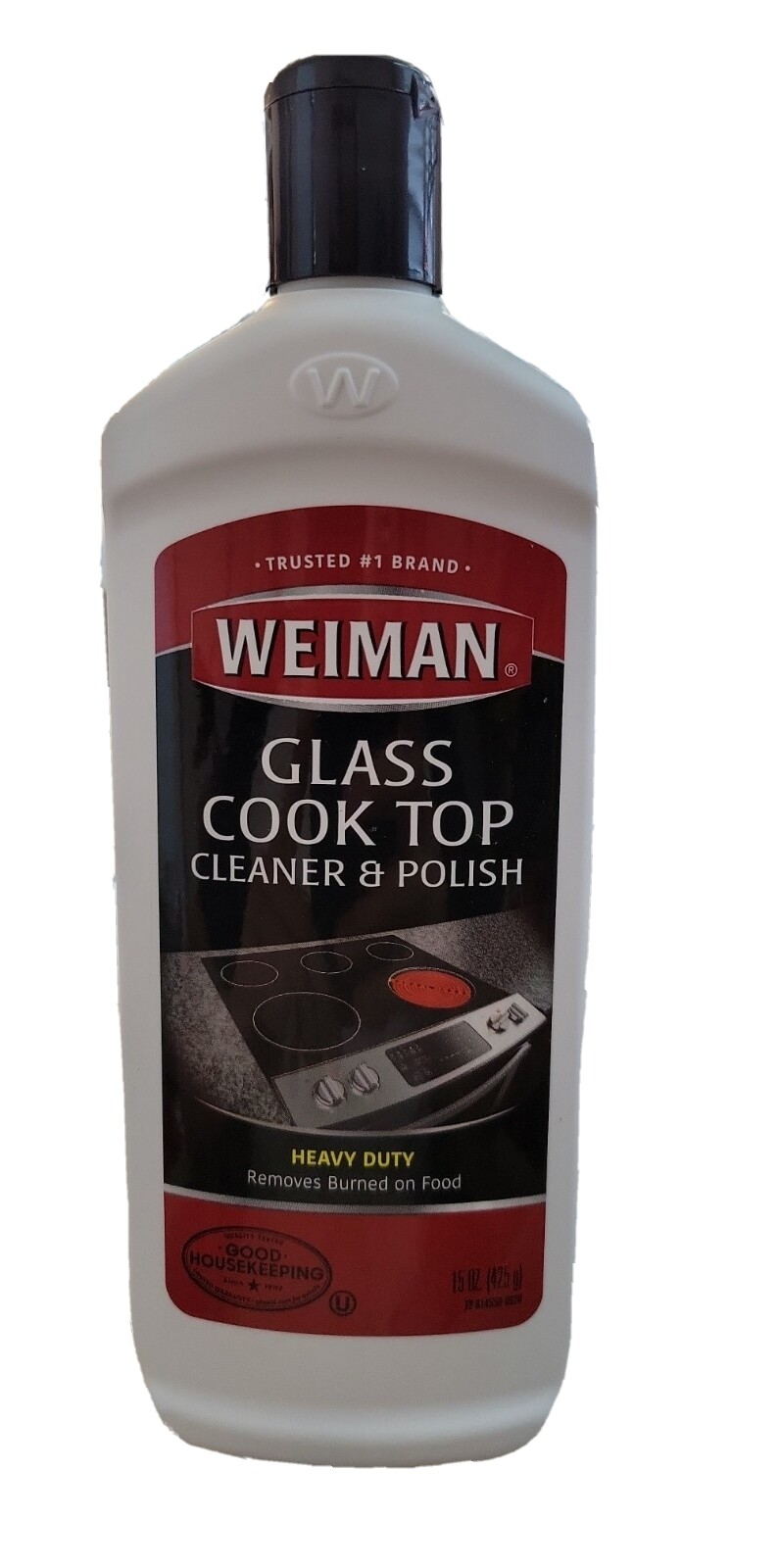 X2 Weiman Ceramic/Glass Cooktop Cleaner & Polish Heavy Duty For Stove Top 15 oz