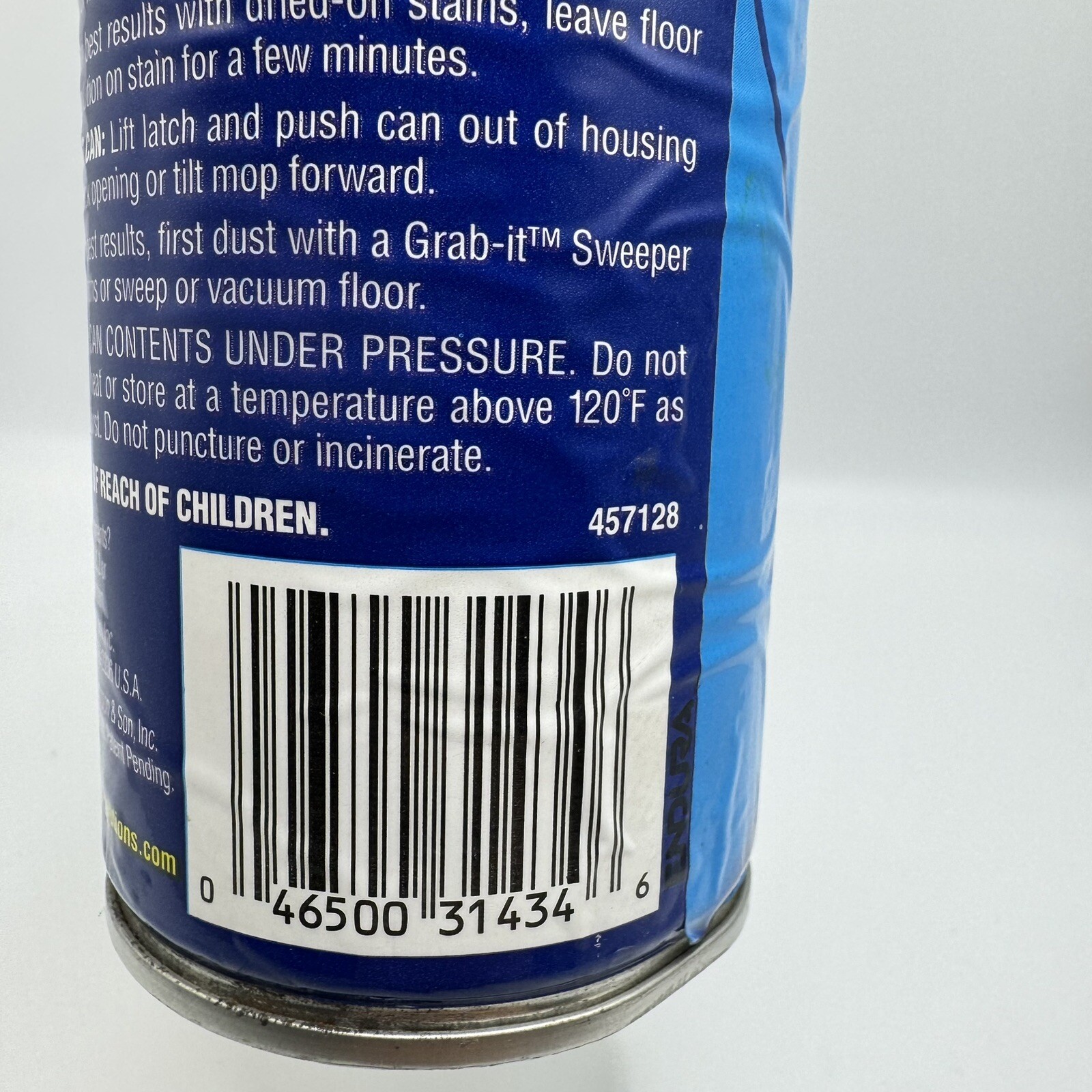 GRAB IT Mopping System Floor Cleaner Refill Discontinued 20 oz SC Johnson 2002