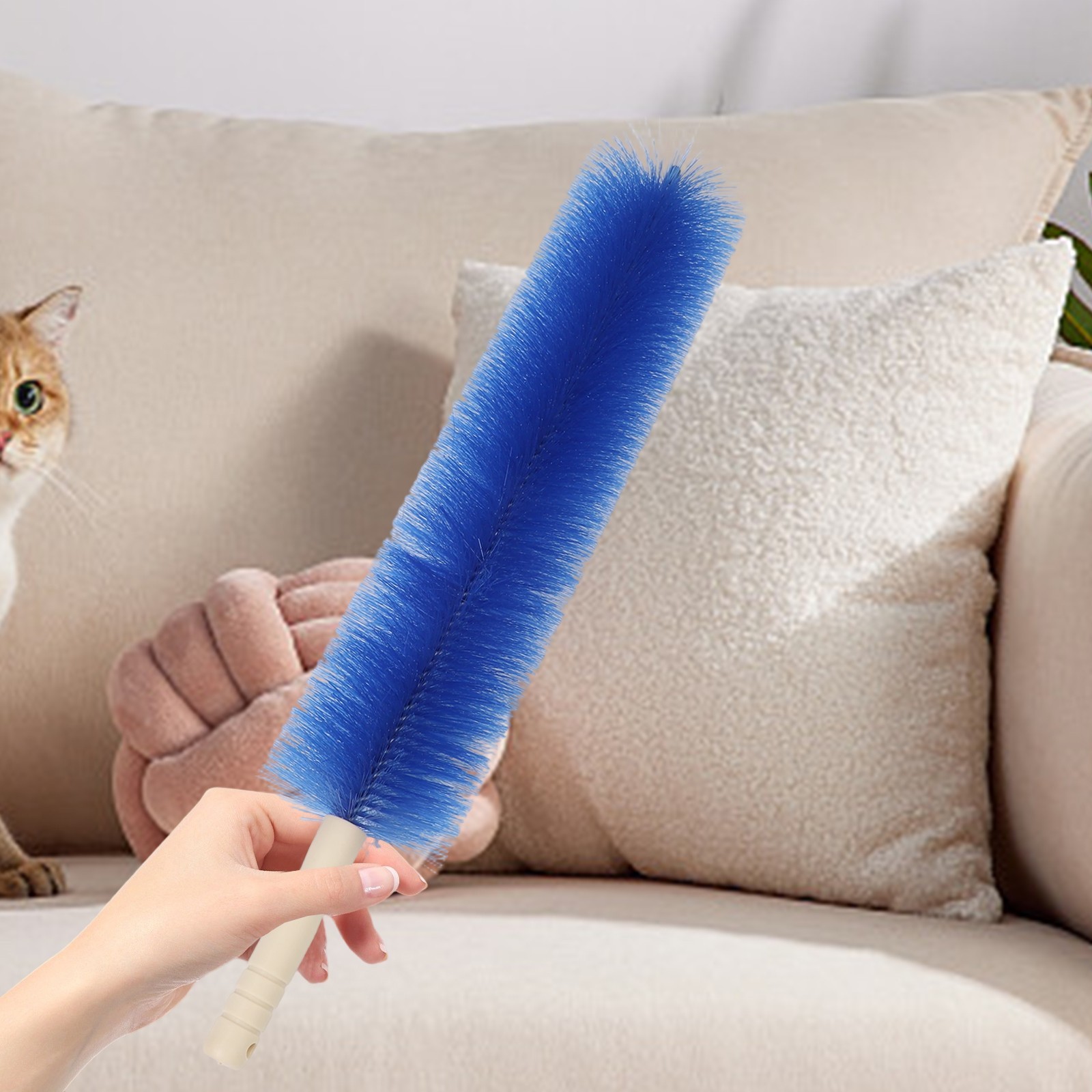 Maneuverable Bristle Brush Perfect for All Your Household Cleaning Needs