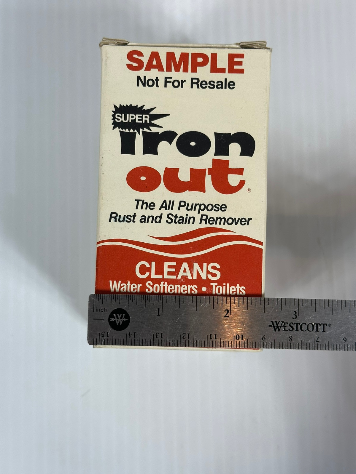 Vintage 3 Boxes Sample Super Iron Out The All Purpose Rust and Stain Remover