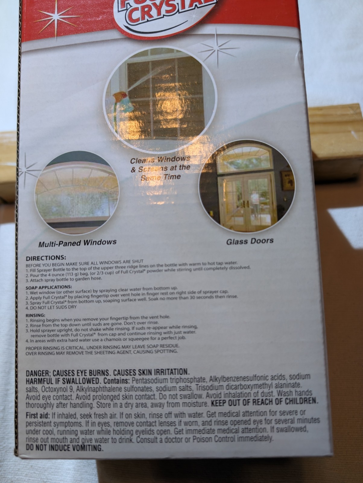 Fuller Brush Co. Full Crystal Full Exterior Cleaner Non-Toxic As Seen On TV -NEW
