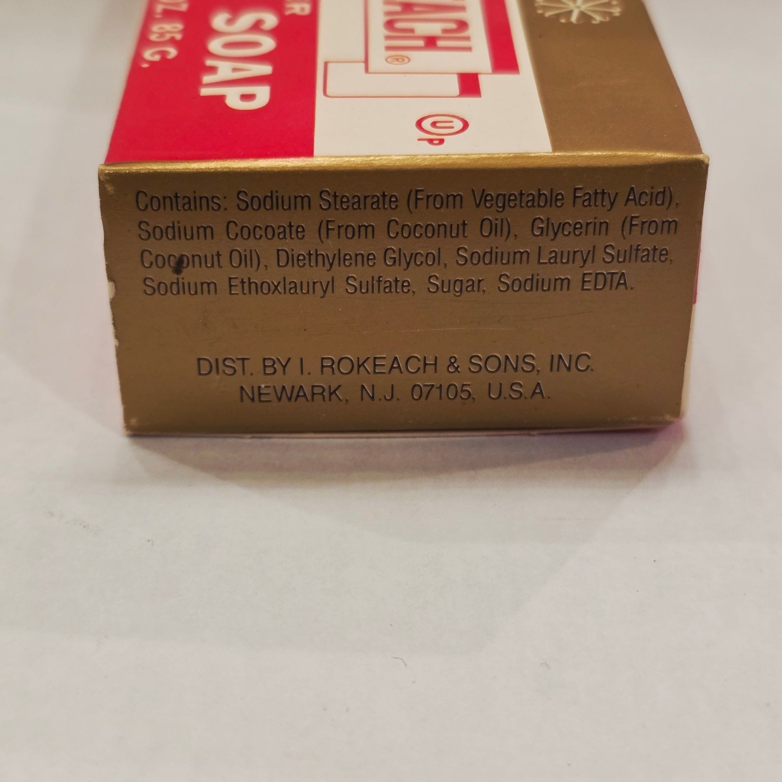 Rokeach Kosher Kitchen Soap With Coconut Oil 3 Oz Bar Gentle On Hands Cuts Greas