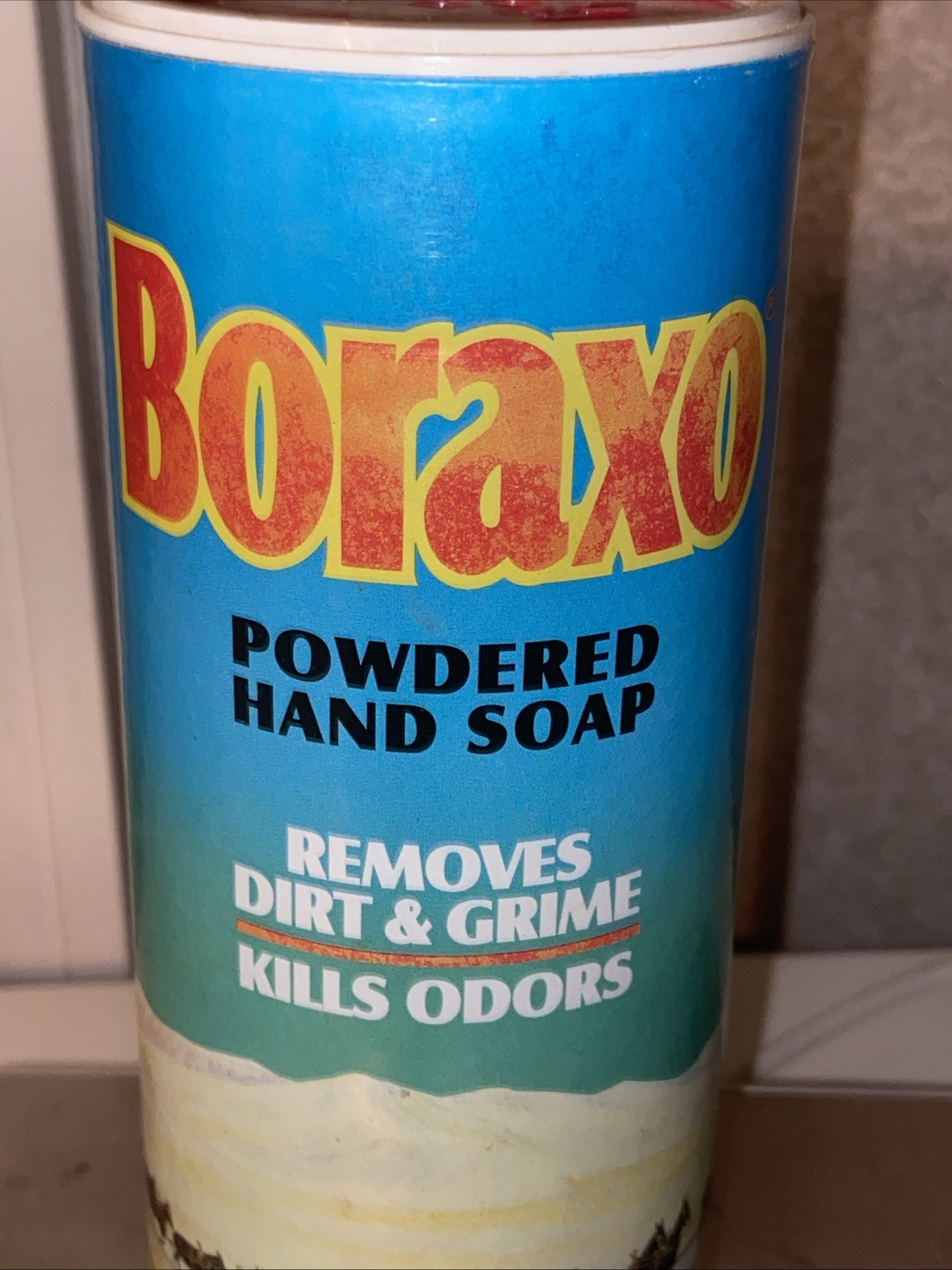 Boraxo Powdered Hand Soap Powder Removes Dirt & Grime 12 oz NOS Discontinued