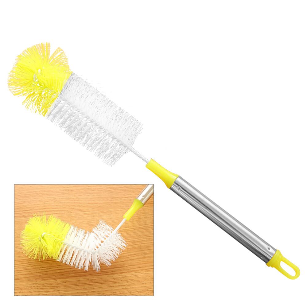 Bottle Scrub Brush Brushes for Cup with Long Handle Feeding