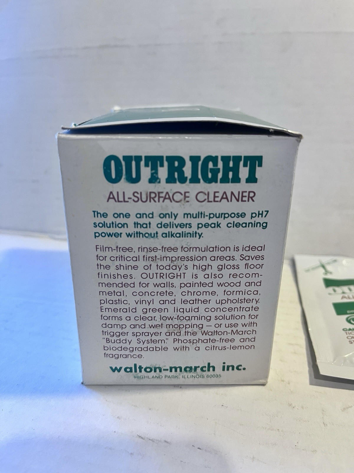 Outright, All Surface Cleaner, Concentrate Packets, Phosphate Free, Biodegradabl