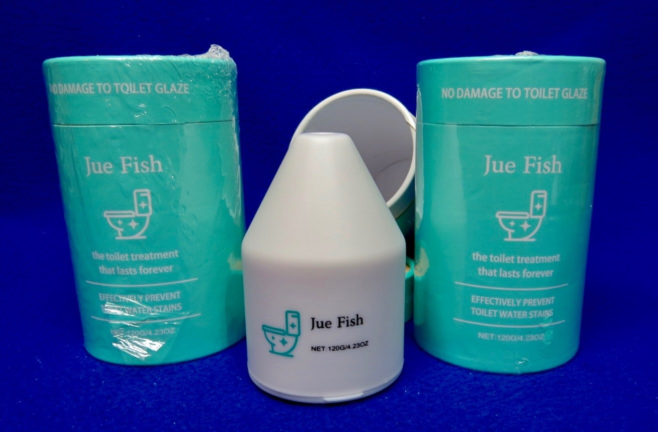 Jue Fish Toilet Cleaning Treatment Blocks – 120 g (4.23 oz) Each – 3 Pack