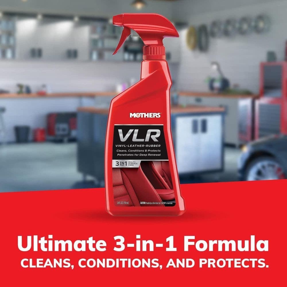 Vinyl Leather Rubber Cleaner & Protectant Interior Care pH Balanced Spray 24oz