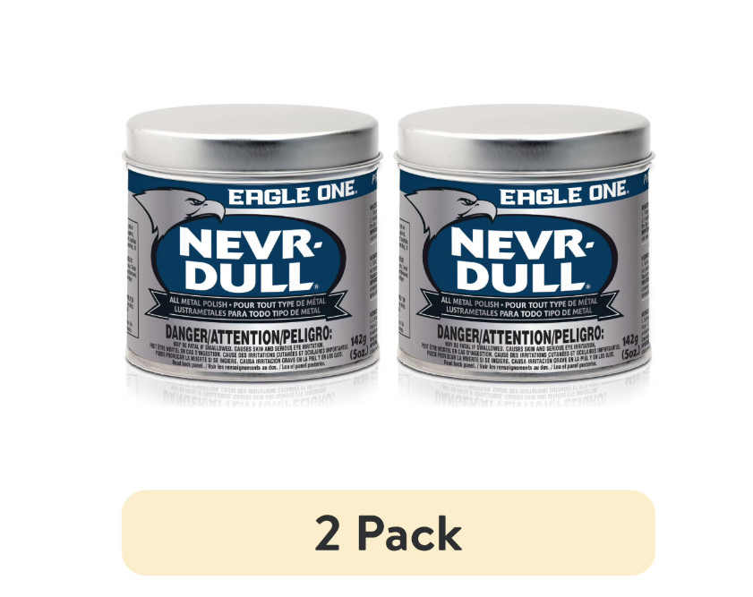 Eagle One Car Polish, Nevr-Dull Wadding Metal Polish, 5 Oz, 2 PACK
