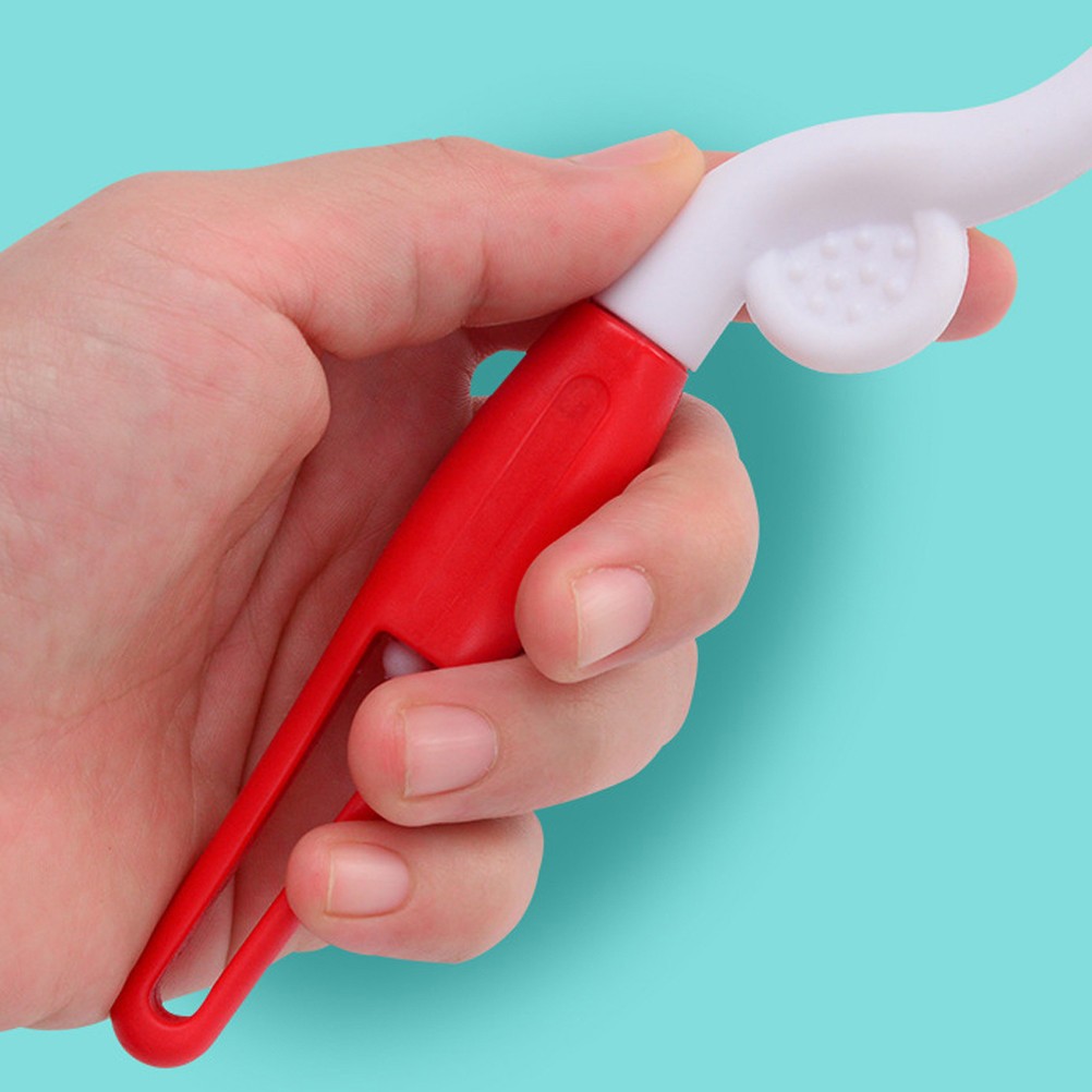 Cleaning Brushes Food Grade Silicone Cylindrical Shape for Household 1Set