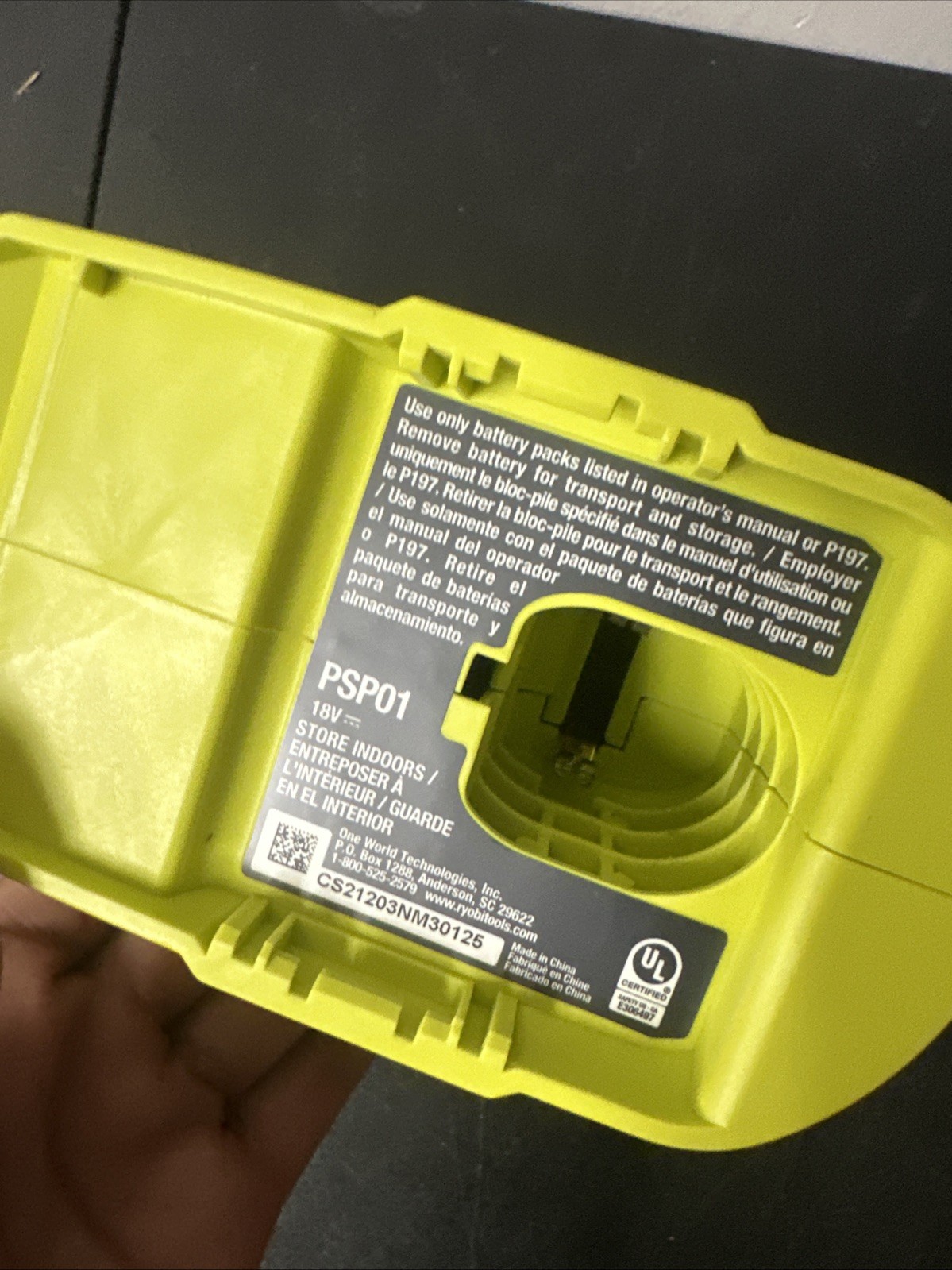 RYOBI ONE+ PSP01 18V Cordless Handheld Sprayer (Tool Only) FOR PARTS OR REPAIR