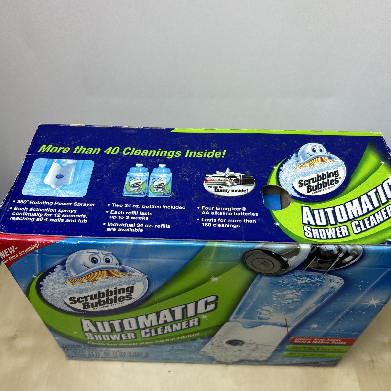 Scrubbing Bubbles Automatic Shower Cleaner with 2 Refills Brand New Sealed(Read)