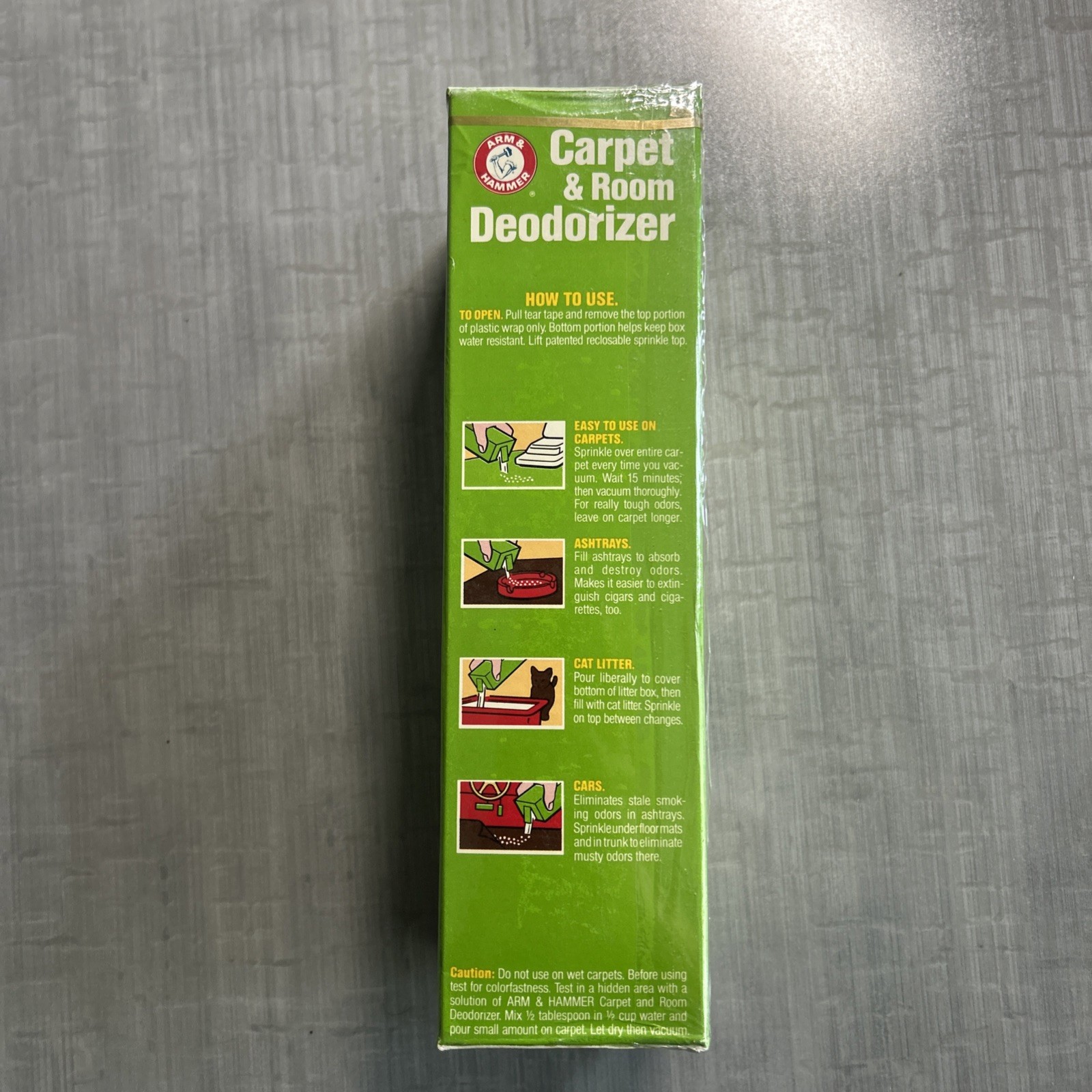 NEW Vintage Arm & Hammer Carpet Room Deodorizer Original Fresh Light Scent 36 oz