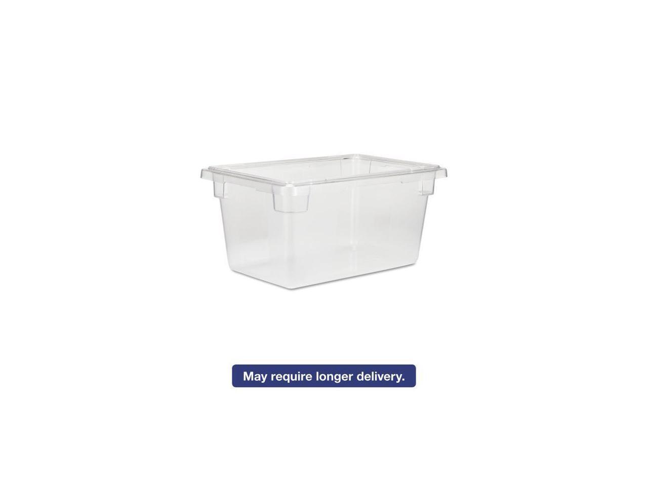 Food/tote Boxes, 5gal, 12w X 18d X 9h, Clear
