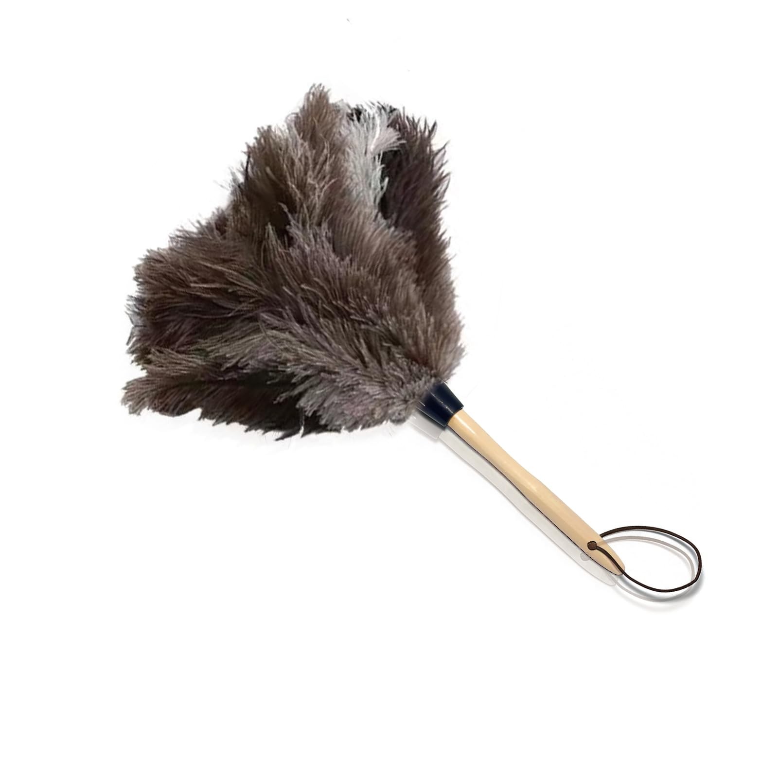 NCEDN Genuine Ostrich Feather Duster 15 inches – Soft Dense Real Feathers, Wo…