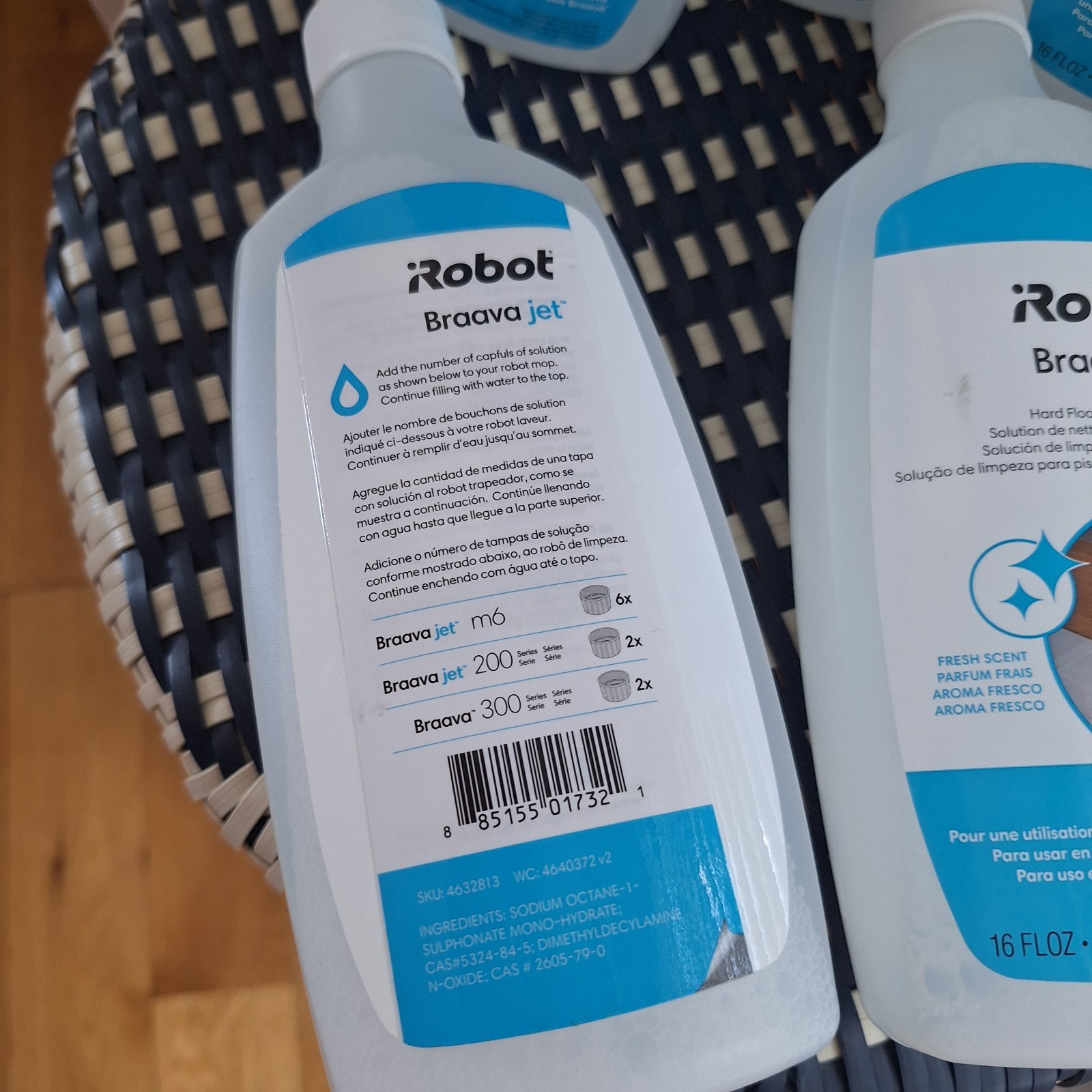 Lot Of 6 iRobot Braava Jet Hard Floor Cleaning Solution Refills 16 Fl Oz NEW