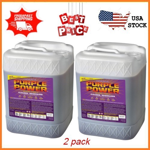 2 pack Purple Power Industrial Strength Cleaner and Degreaser, 5 Gallon