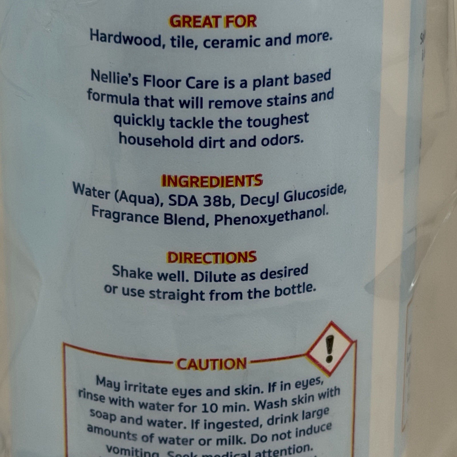 Nellie’s Laundry Soda & Floor Cleaner For Wow Mop (50 Loads, 25Fl oz) NEW Lot