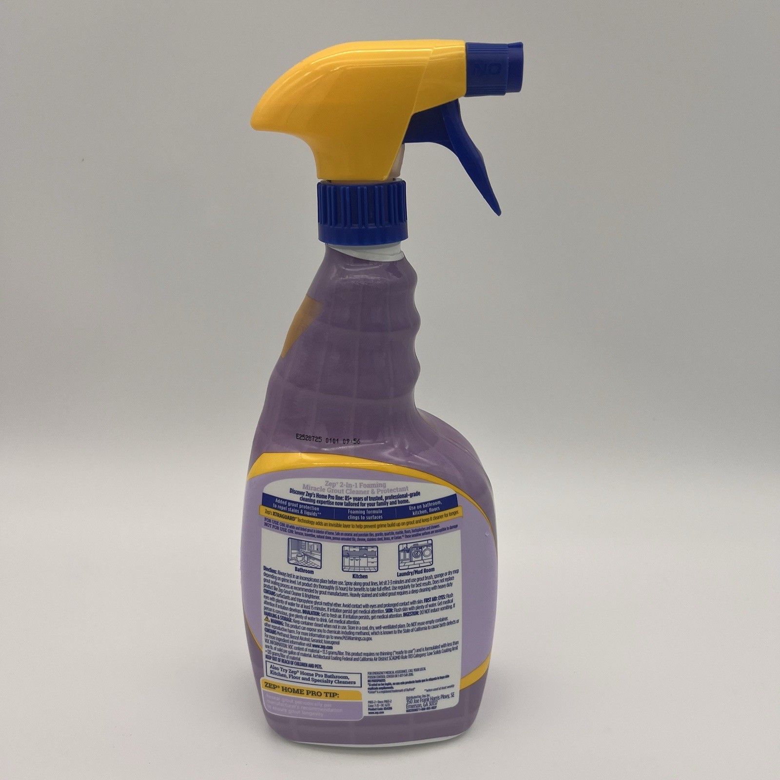 Home Pro 32oz Foaming Grout Cleaner & Protectant – Powerful 2-in-1 Formula
