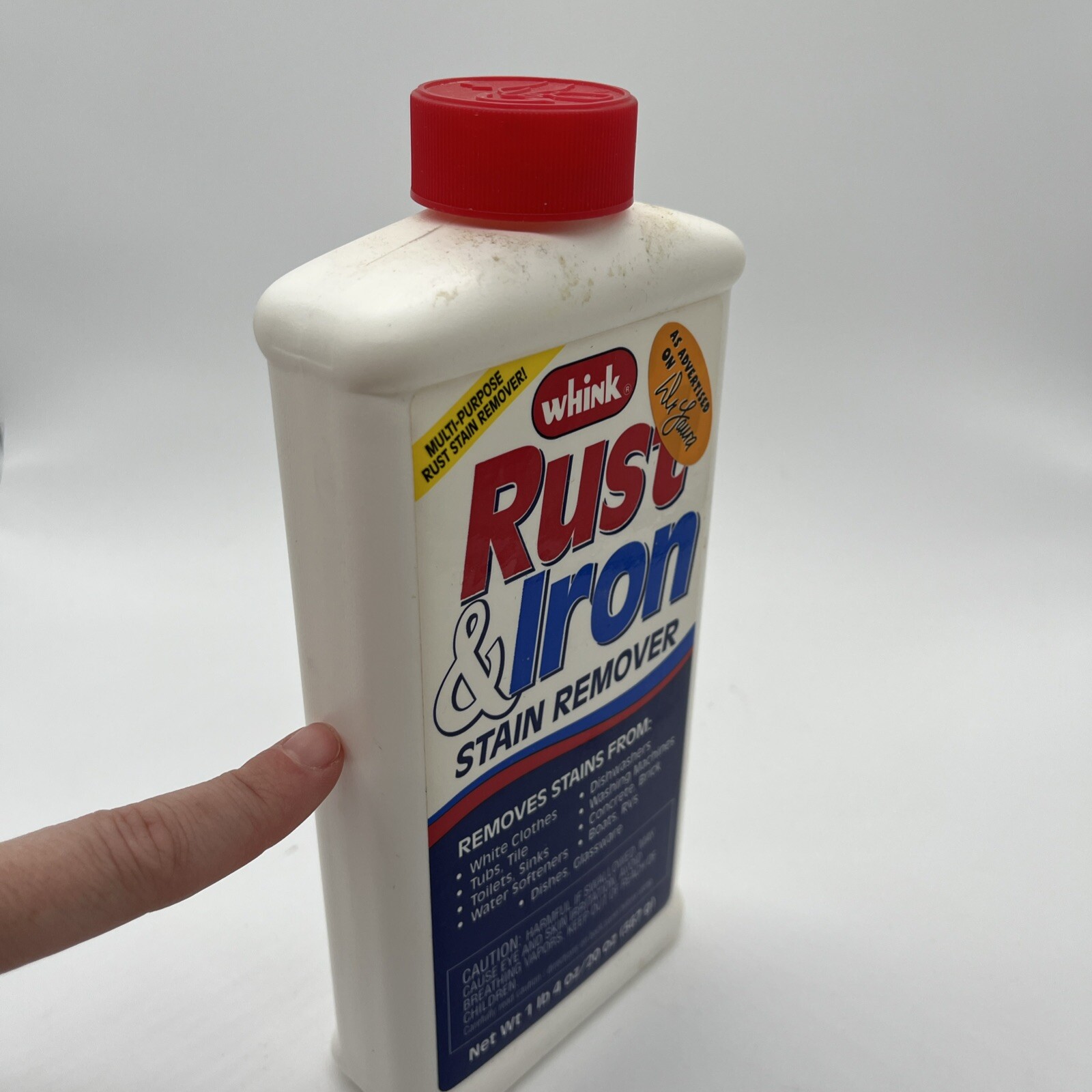 ’00 Whink Rust & Iron Stain Remover Kitchen Boat Appliances Laundry Half Full