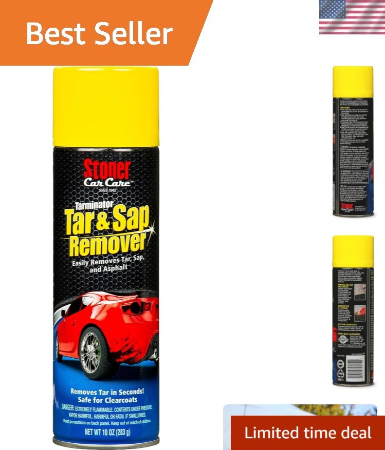 91154 Tarminator Tar, Sap, and Asphalt Remover – Fast Acting Tar and Sap Remo…