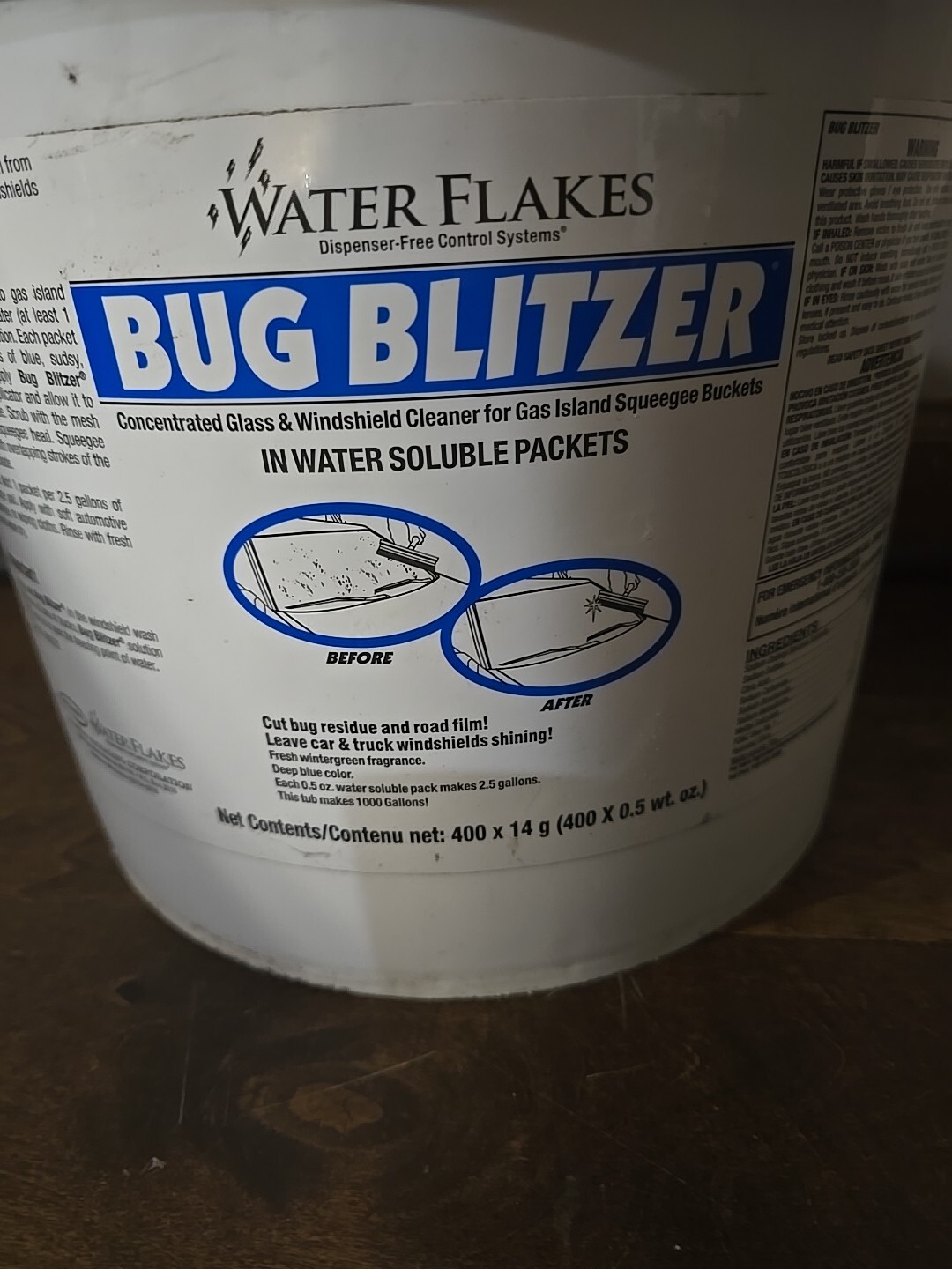 WATER FLAKES Stearns Bug Blitzer in Premeasured Packets 400 x 0.5 oz Packets New