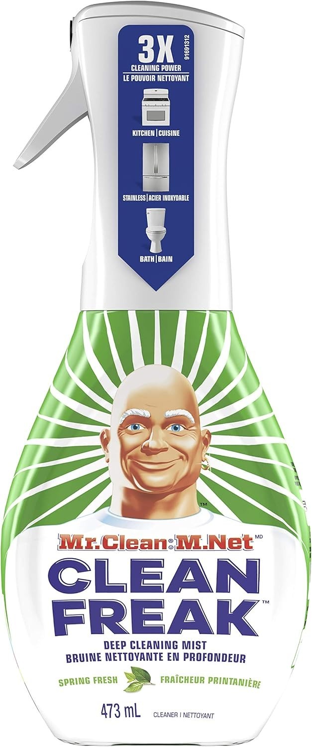 Mr. Clean Clean Freak Deep Cleaning Mist Spray, Original Gain, 16 oz