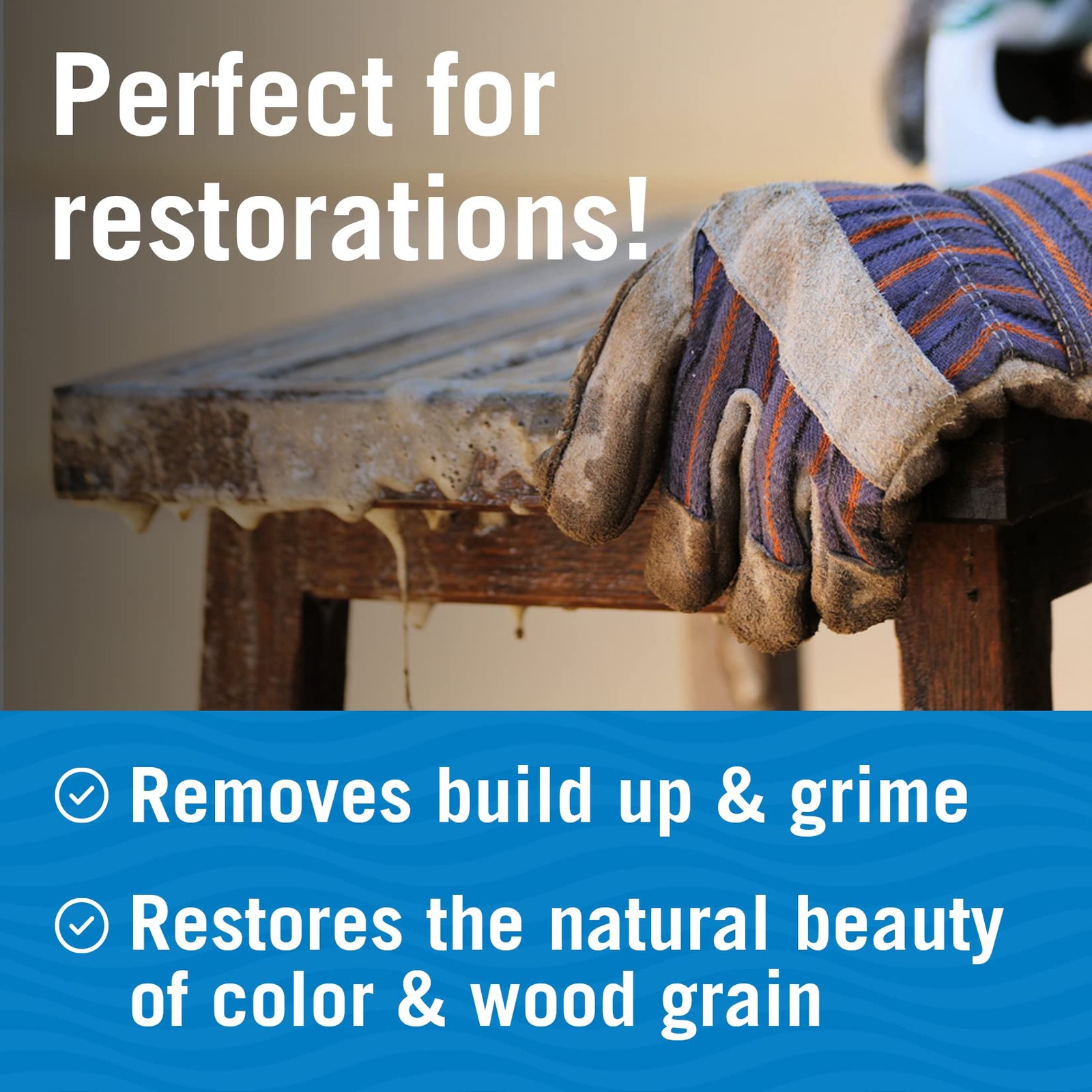 Better Boat Teak Cleaner and Brightener for Wood, Prepares for Teak Oil or Se…