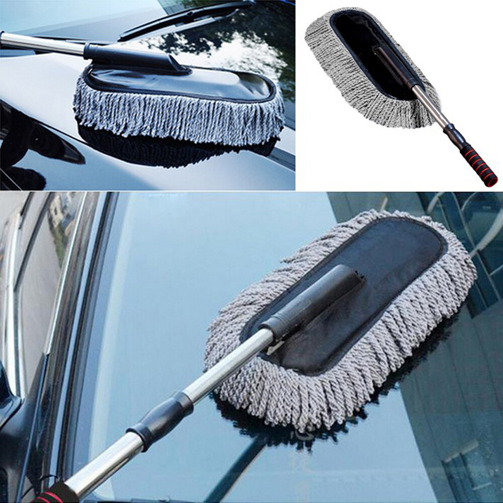 Vehicle Auto Car Truck Microfiber Duster Dusting Cleaning Wash Brush Cling Tool