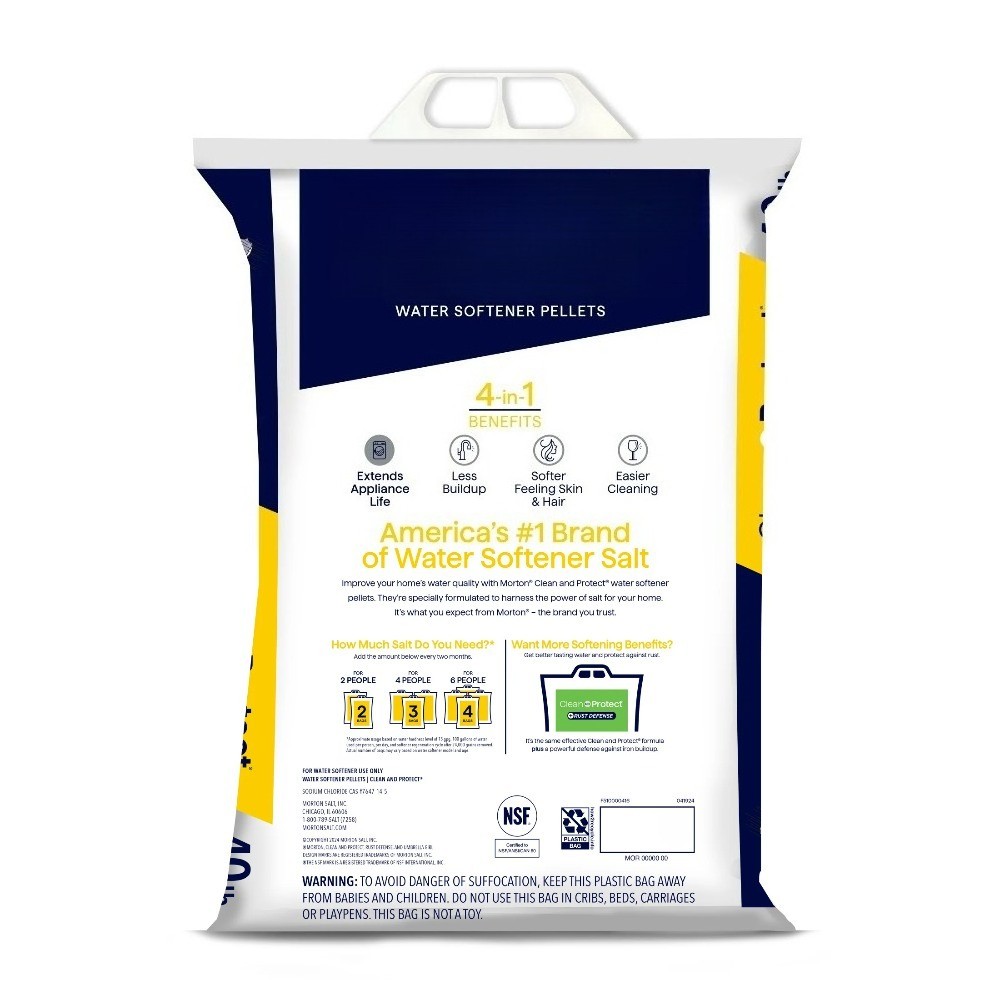 (2 pack) Water Softener Salt Pellets, 40 lb