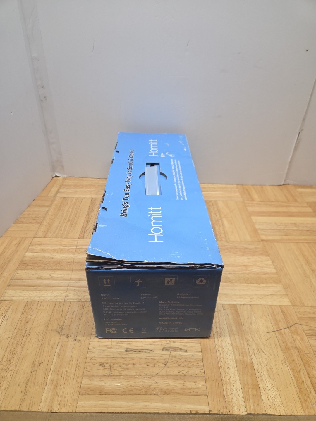 Homitt Electric Spin Scrubber Power Brush Cordless Shower Scrubber Model: HM115D